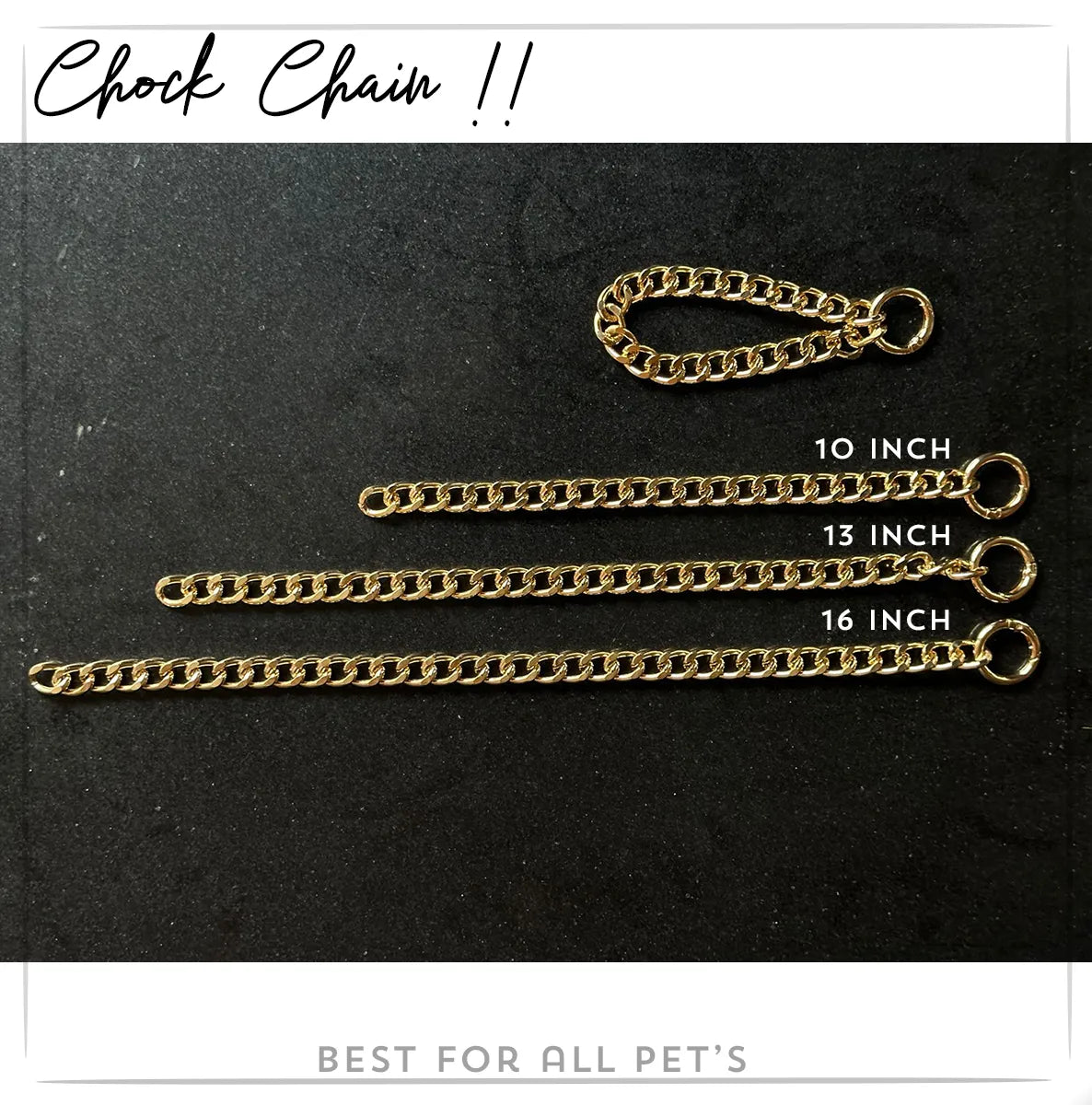 Pet Chain Necklace for Cat & Dog