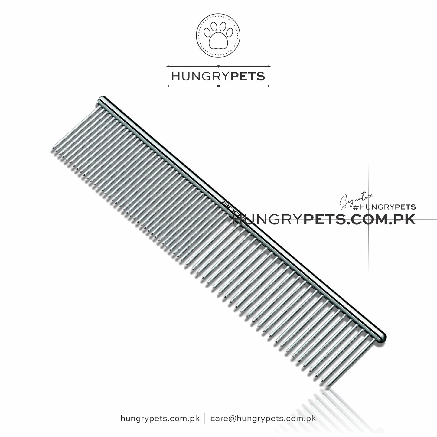 Stainless Steel Pet Dog Cat Comb Hair Shedding Grooming Flea Comb