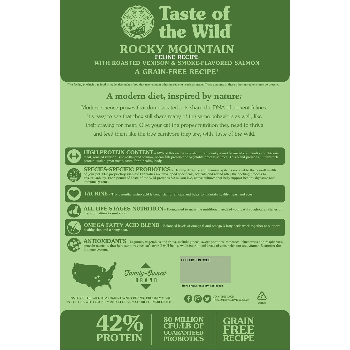 Taste Of The Wild Cat Food | Adult