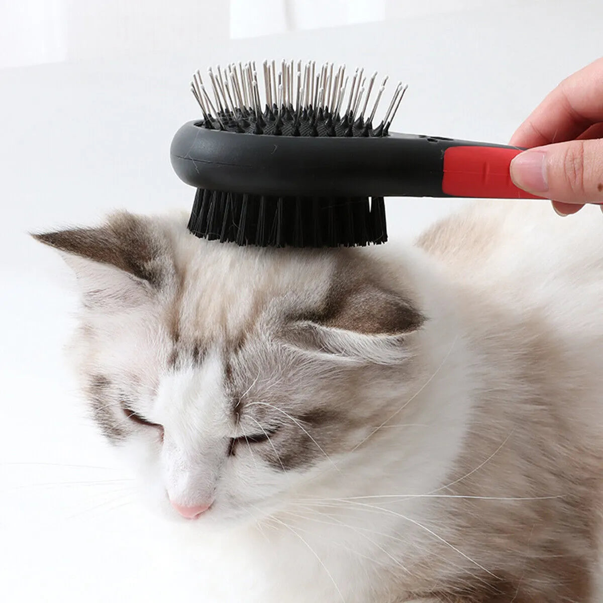 Pet Grooming Brush Cat Dog Double Sided Comb For Long Short Hair Removal Comb