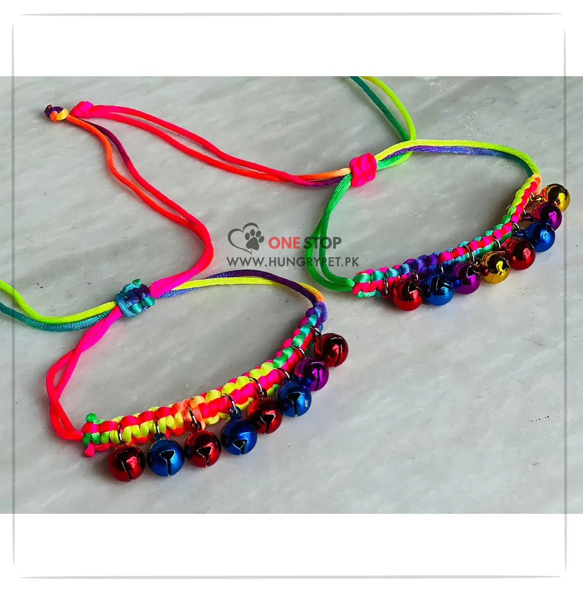 Rainbow Necklace With Bells Adjustable | 1 Piece