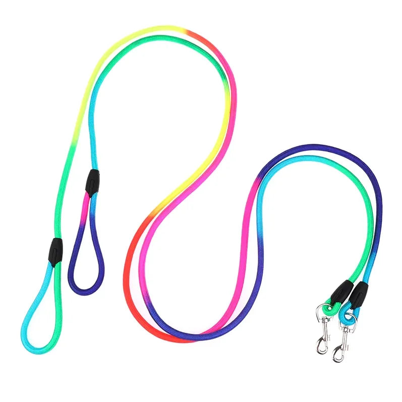 Rainbow Walking Leash For Puppy & Dog