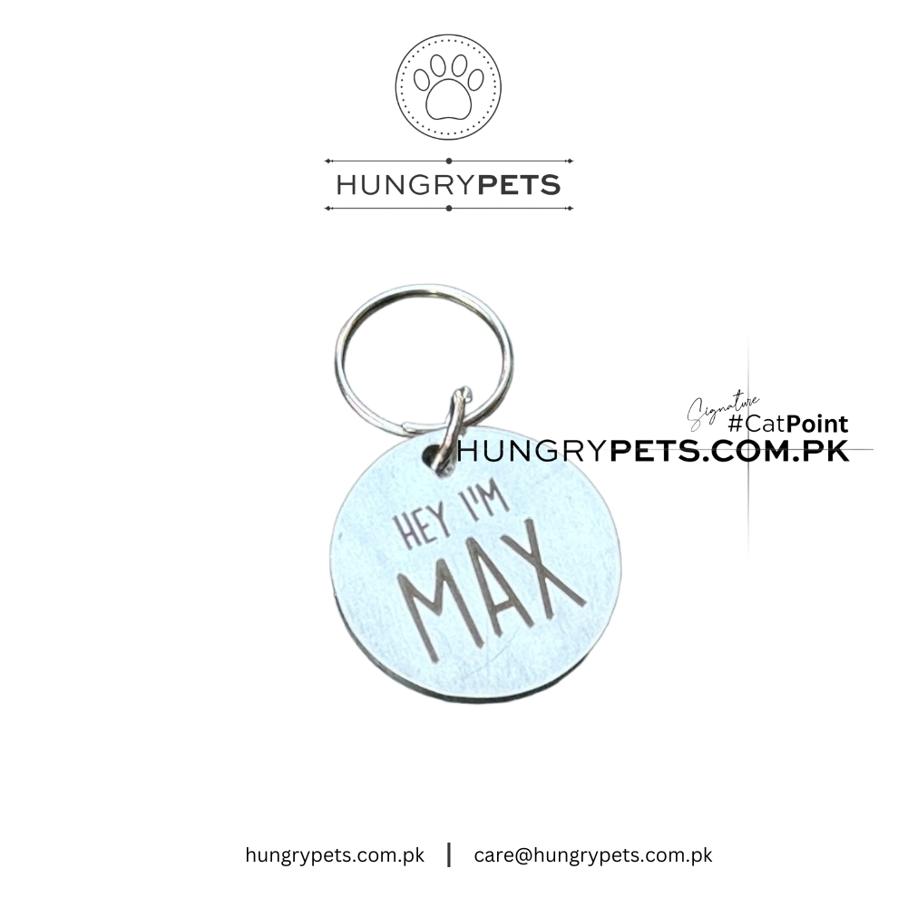 Personalized Pets Identification Id Tag | Round Shape