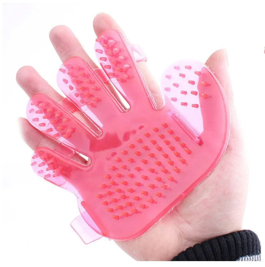 Pet Grooming Brush Glove Long & Short Hair Massage Glove