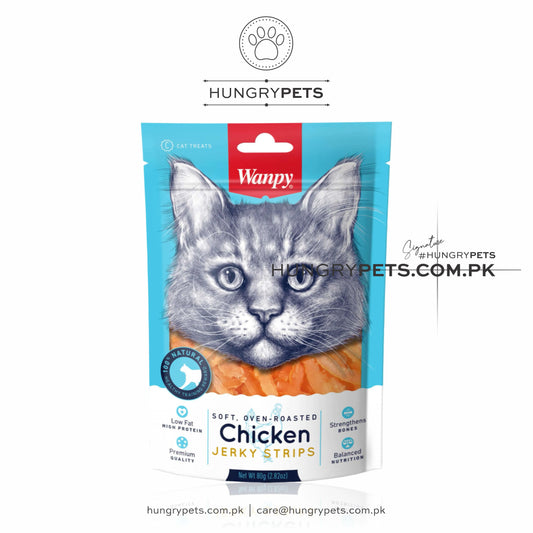 Wanpy Cat Treat | Chicken Jerky Strips