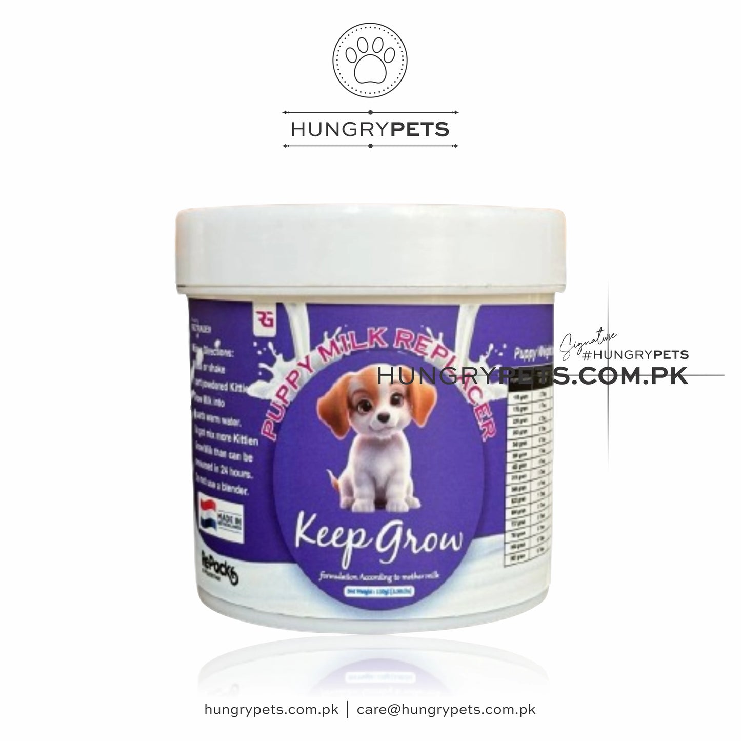 Puppy Milk Replacer | Keep Grow 100g