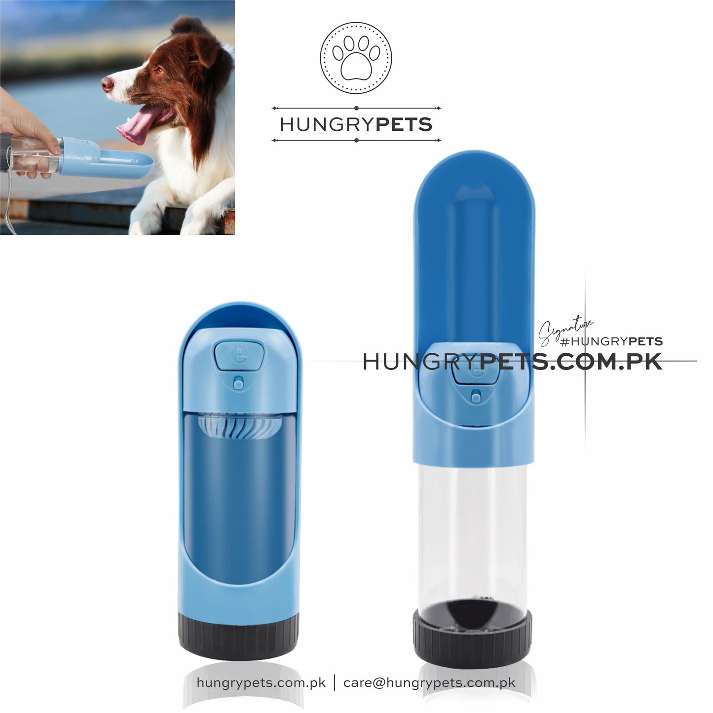 Pet Travel Bowl & Water Dispenser | For Cat & Dog