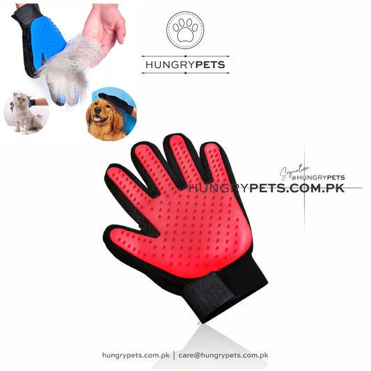 Silicon Pet Grooming Glove For Long Hair Brush Comb | For Cleaning & Deshedding