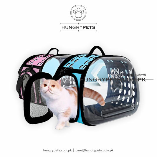 Transparent Pet Backpack Outdoor Travel Portable Shoulder Bag