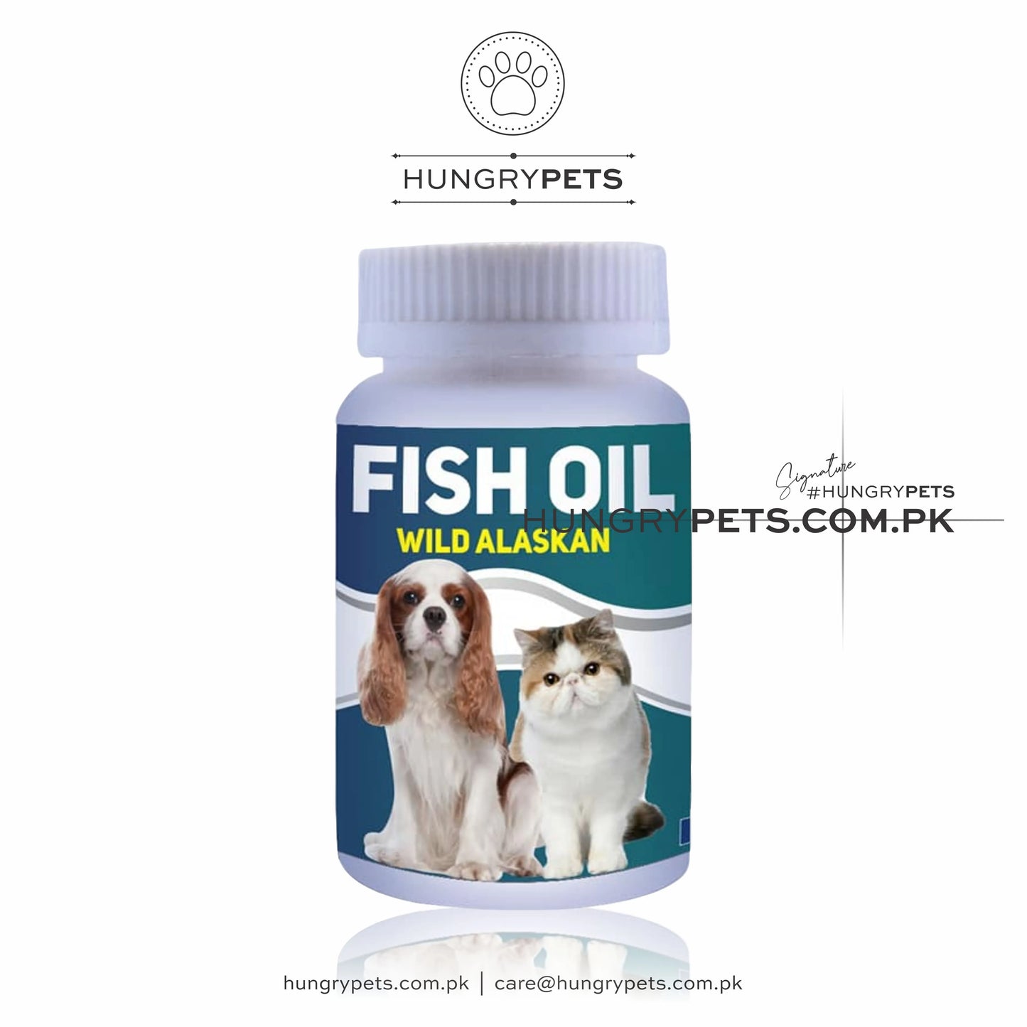 Wild Alaskan Omega-3 Fish Oil | Natural Supplement for Skin, Coat, Heart, Joints, etc.