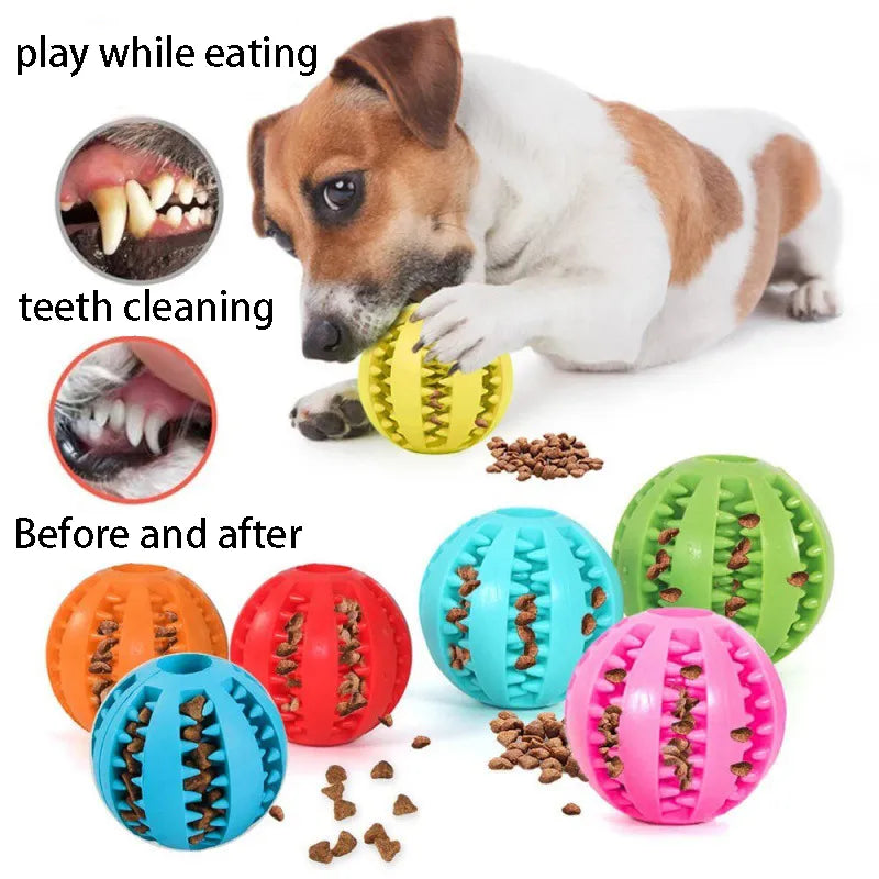 Teeth Cleaning Chew Treat Ball for Puppies and Dogs