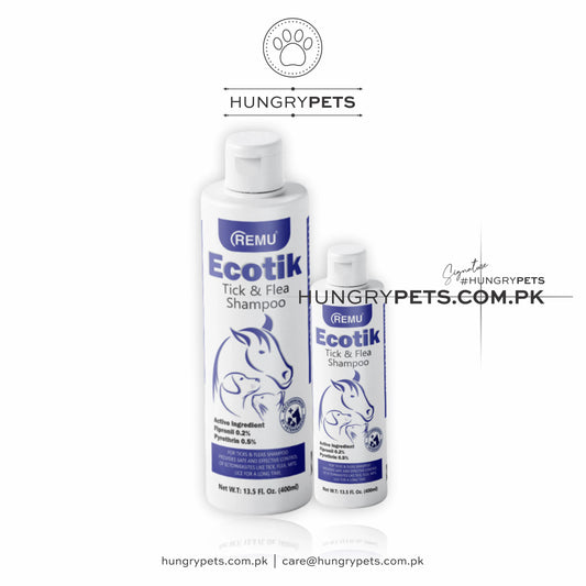 Remu Ecotik Medicated Shampoo | For Cats and Dogs