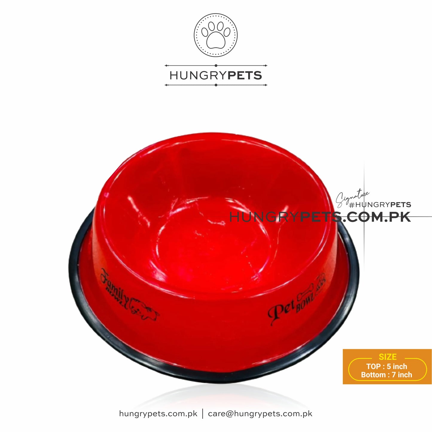 Round Bowl Plastic | For Cats Kittens Puppy