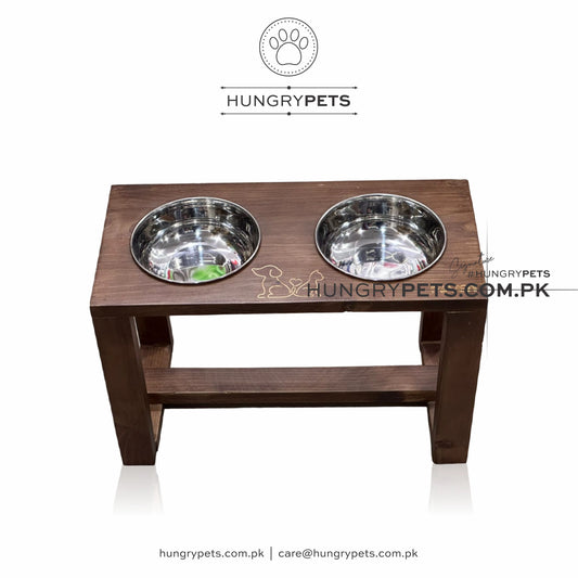 Pet Diner Water & Food Bowl Elevated Raised Pet Bowl