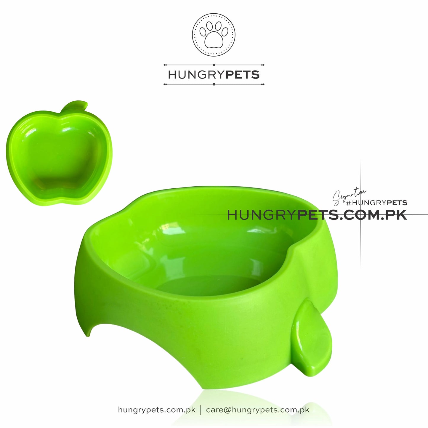 Pet Food/Water Bowl | Apple Shape