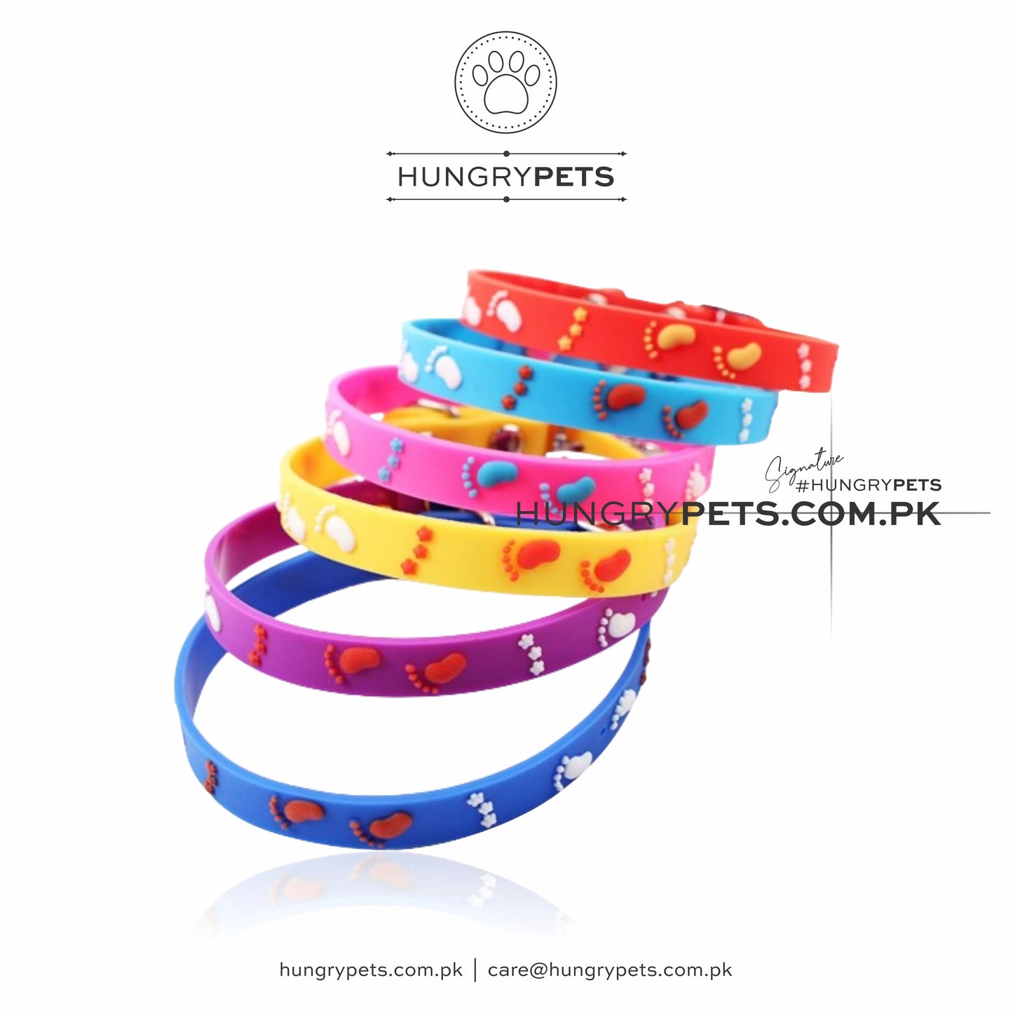 Rubber Soft Collar With Bell Adjustable | 1 Piece