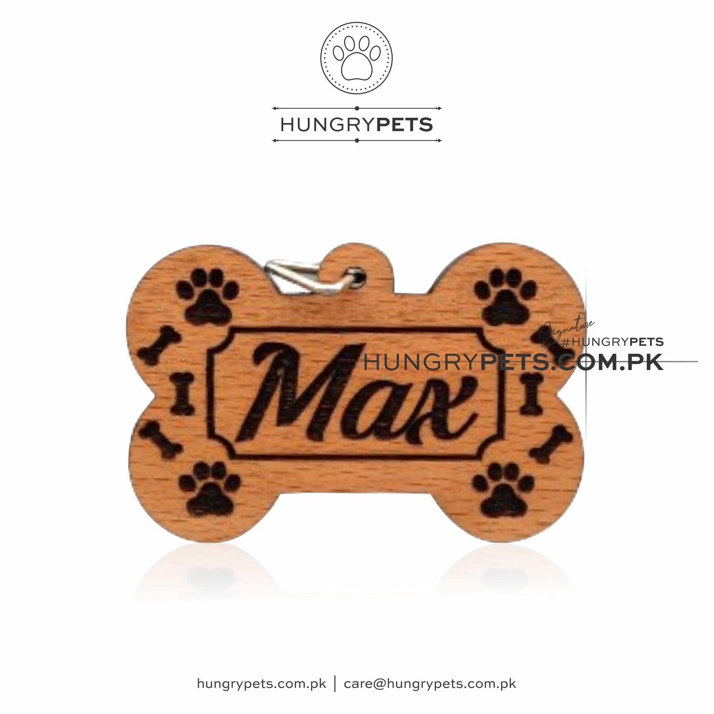 Personalized Pets Identification Id Tag | Bone Shape