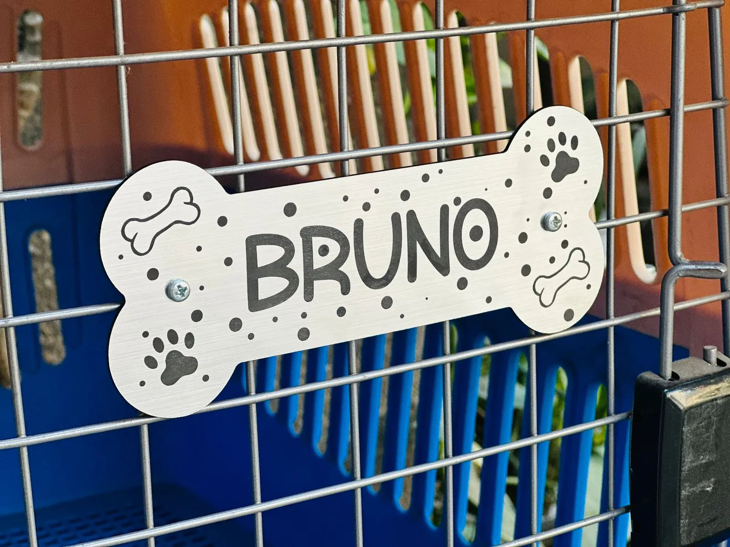 Personalized Pets Name Plate Wall art | Bone Shape