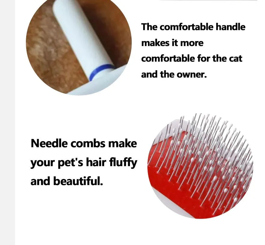 Comb, Multi Purpose Needle Comb for Dog Cats – Hair Remover Rake Comb